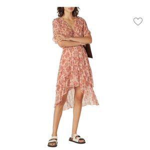 THE KOOPLES
Shark Hem Floral Mini Dress